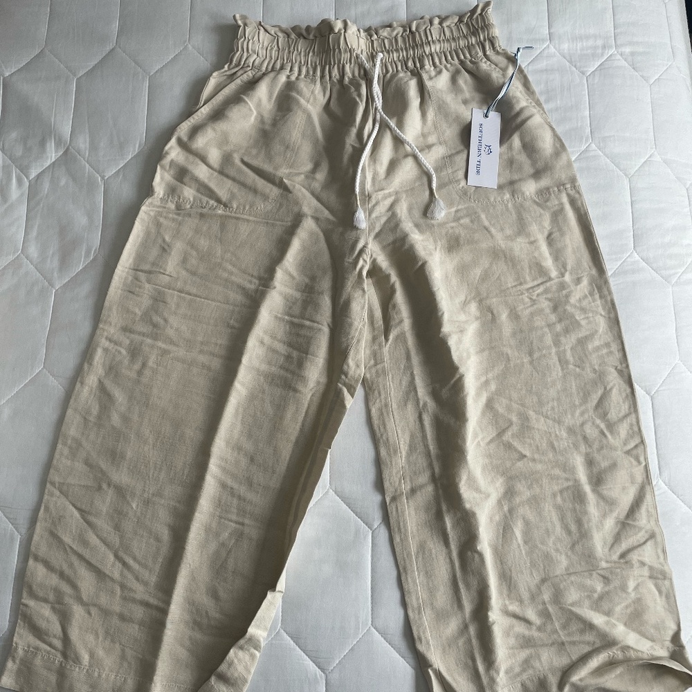 Women's Souther Tide Cropped Wide Leg pant - S